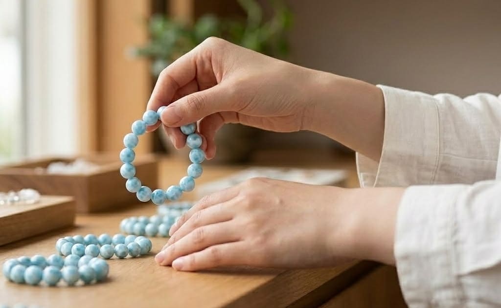 ラリマーブレスレットの偽物と本物の見分け方！値段の目安も解説